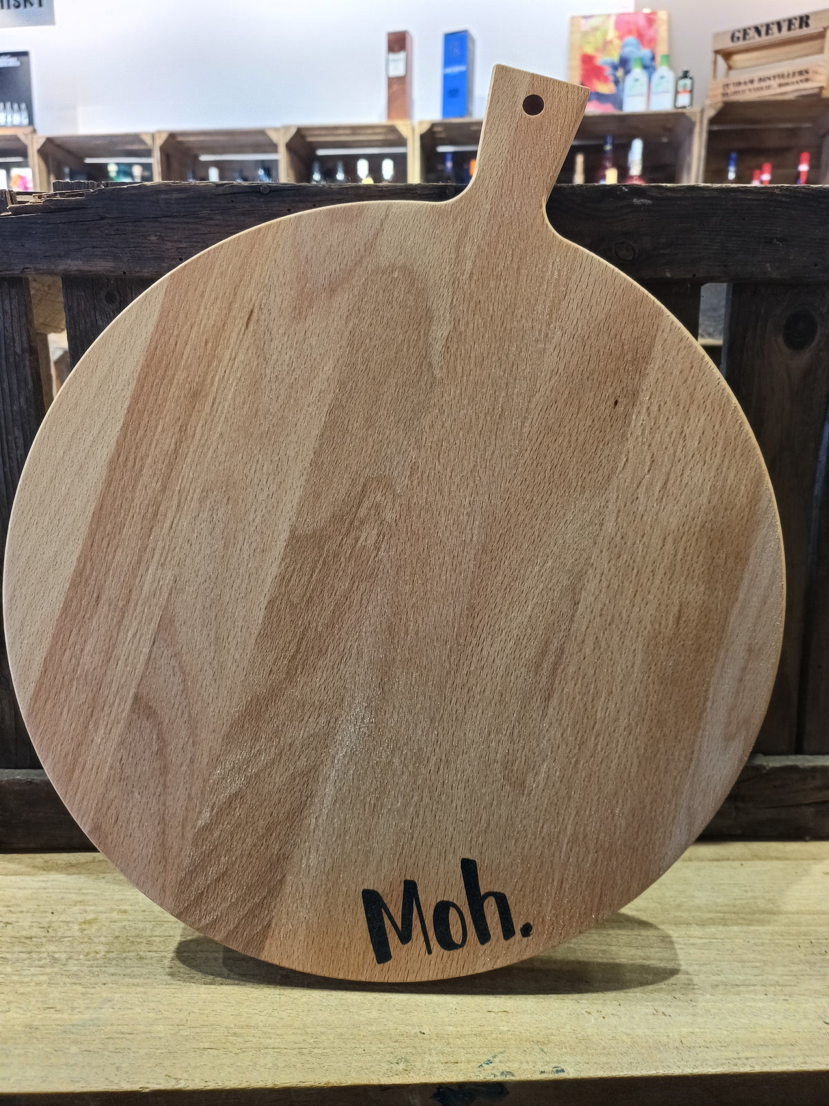 Westlandse Borrelplank – Moh | Rond 35 cm