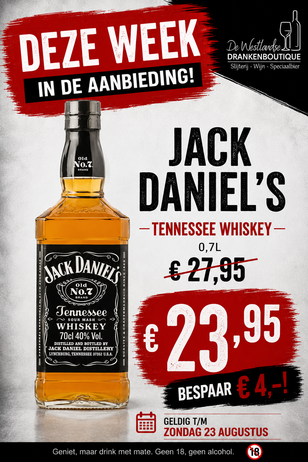 Jack Daniels Whisky 0,70CL