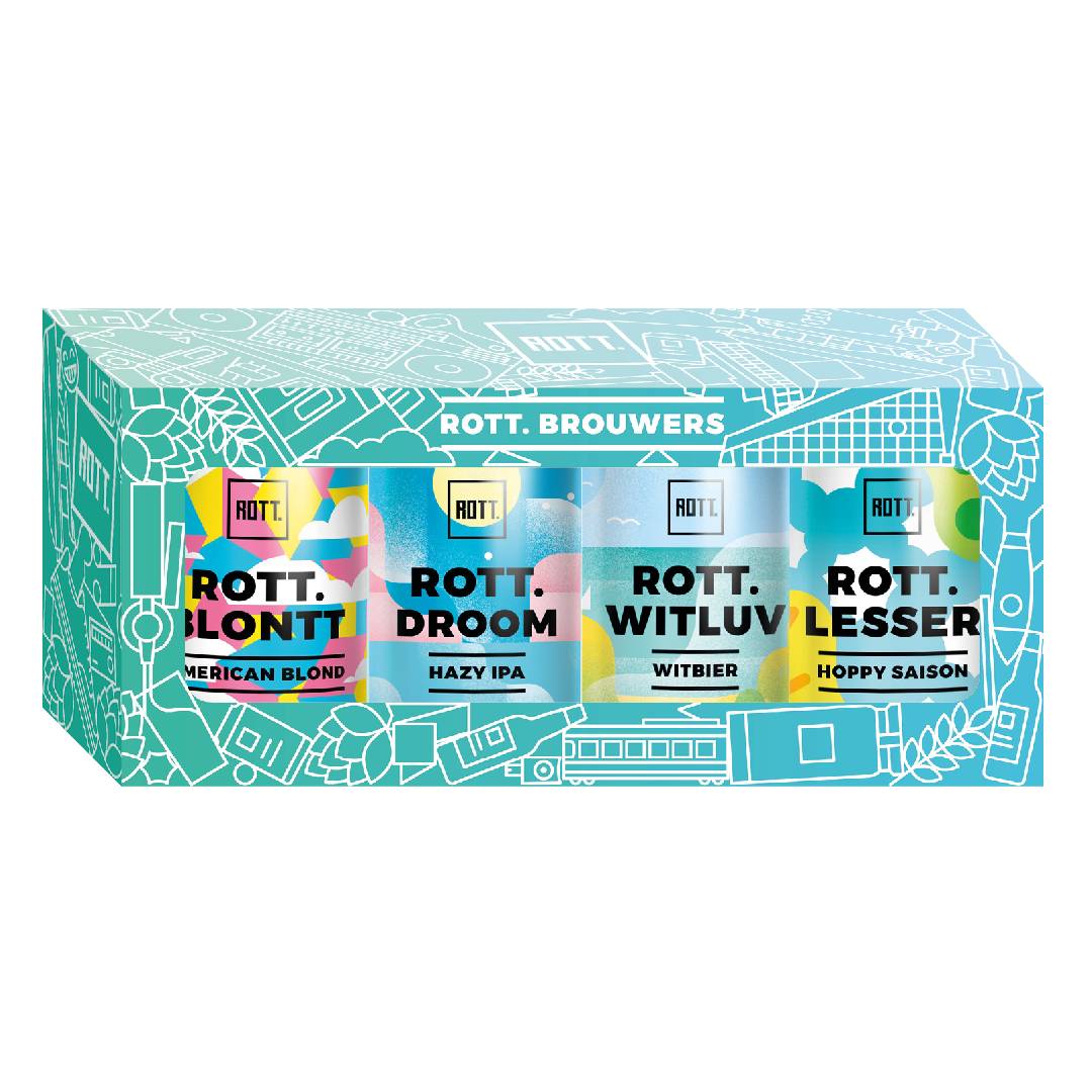 Rott Brouwers Cadeau Verpakking 4 x 33CL