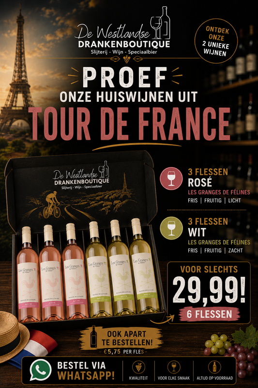 Proefdoos Tour de France 2026 Huiswijnen