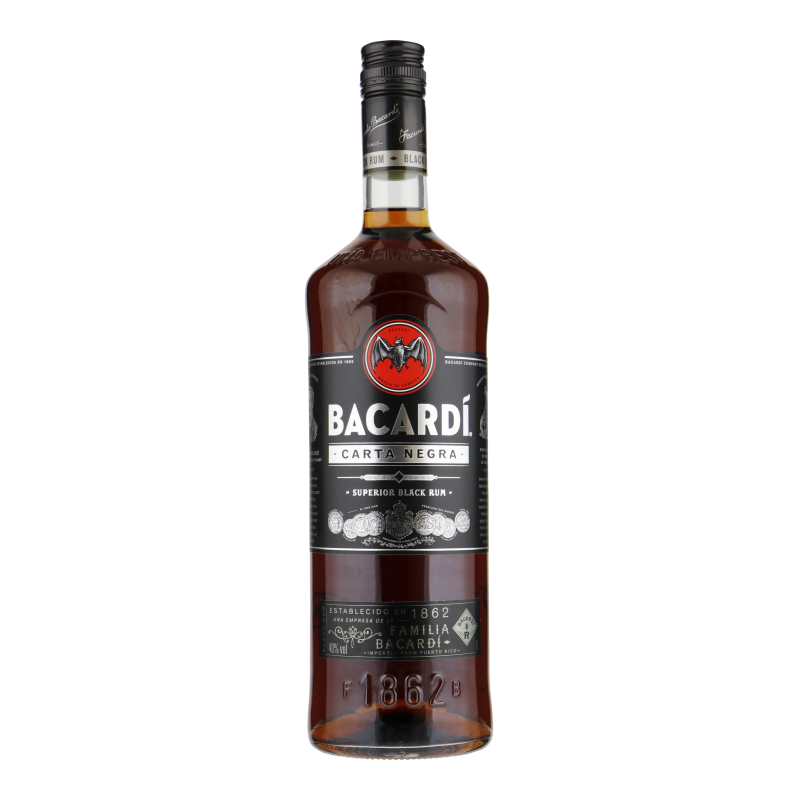 Bacardi Carta Negra 1L - Rum