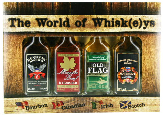 The World Off Whisky's 4 x 4CL Cadeauverpakking